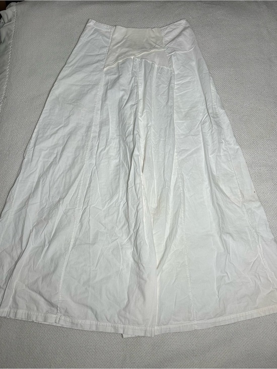 Luna Luz Dresses & Skirts - LUNALUZ White Cotton Wide Leg Palazzo Pants / Culottes – Size 3